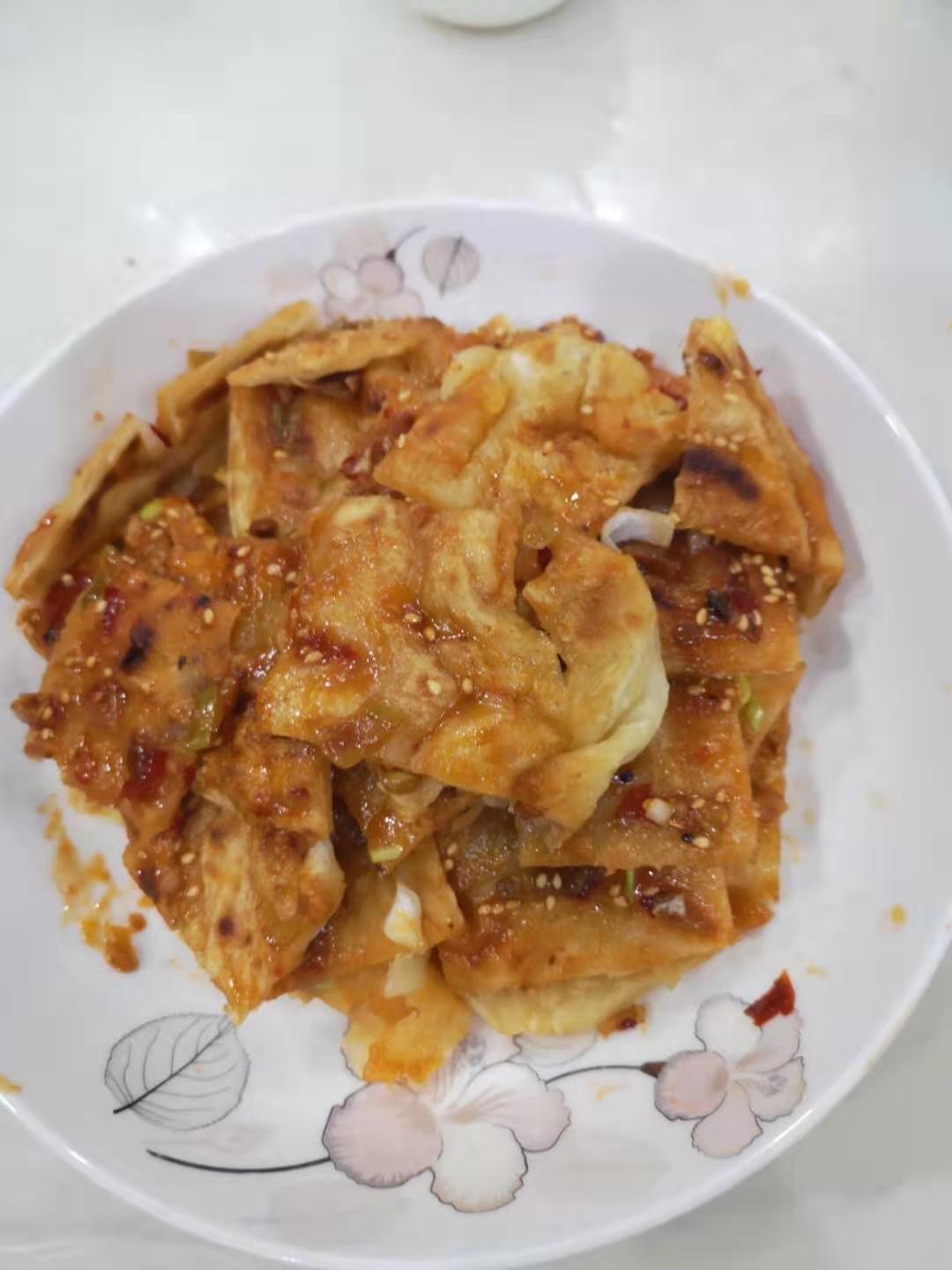 酥的掉渣的酱香饼，老公说都可以开店啦