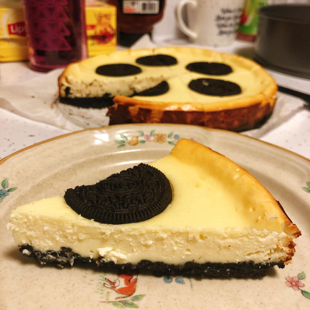 ㊙️免打发零难度‼️入口即化的奥利奥芝士蛋糕
