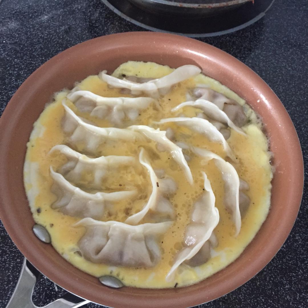懒人快手抱蛋煎饺