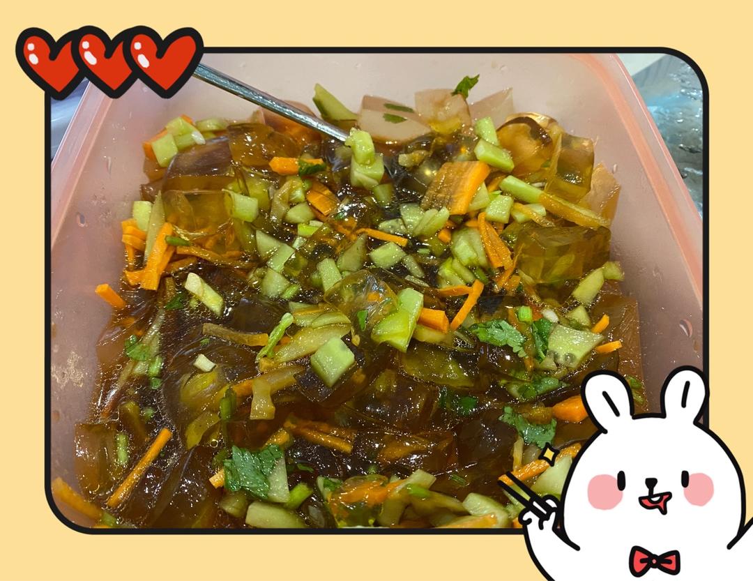 低脂爽口的凉拌海菜凉粉的做法