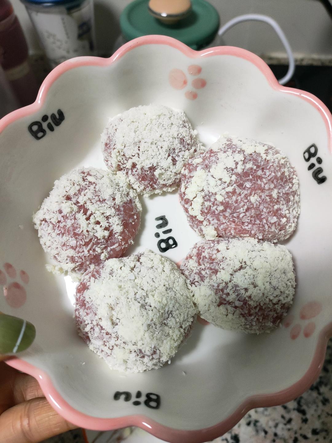 椰蓉洋车前子壳*糯米糍*