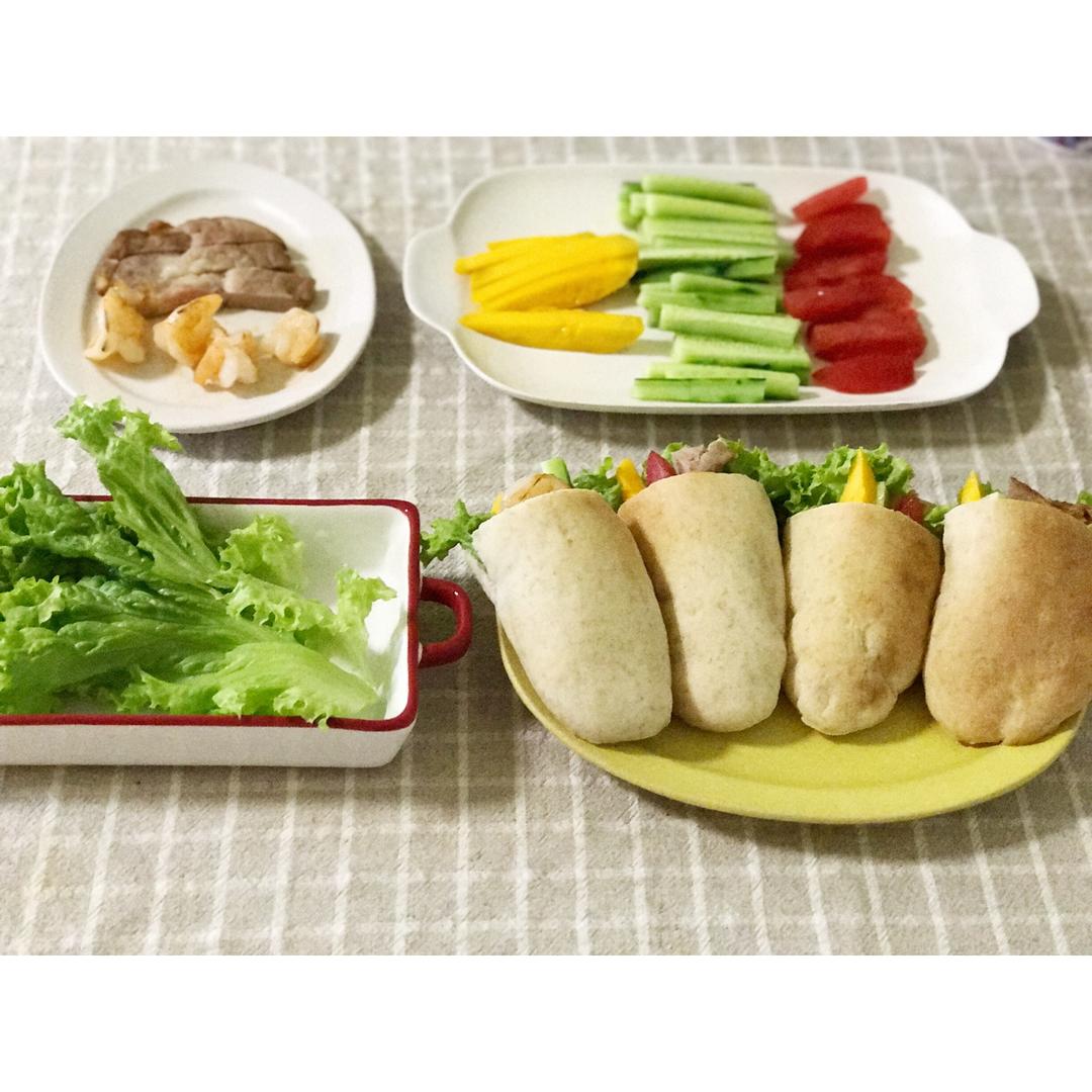 胡萝卜口袋面包