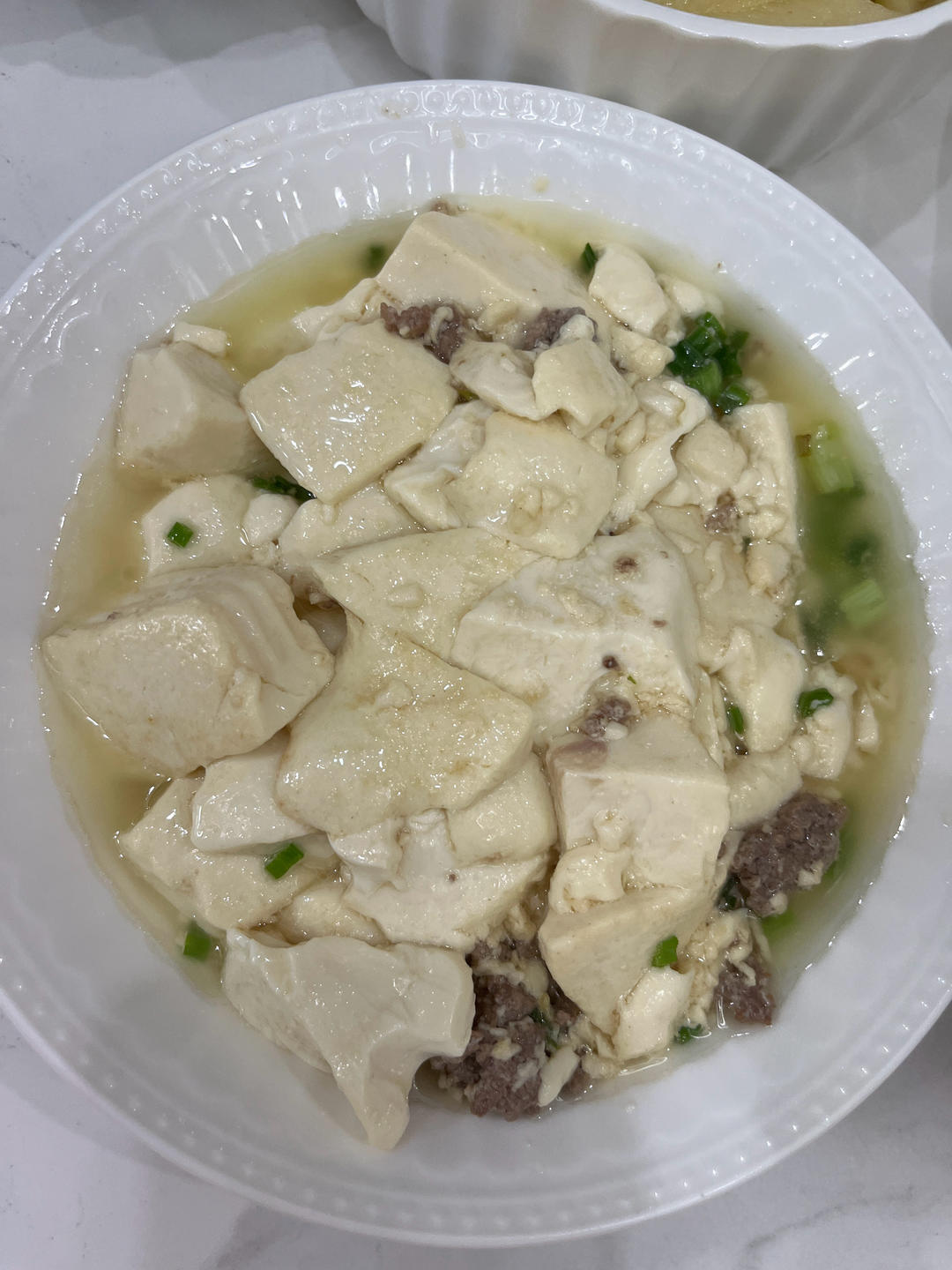 肉末豆腐