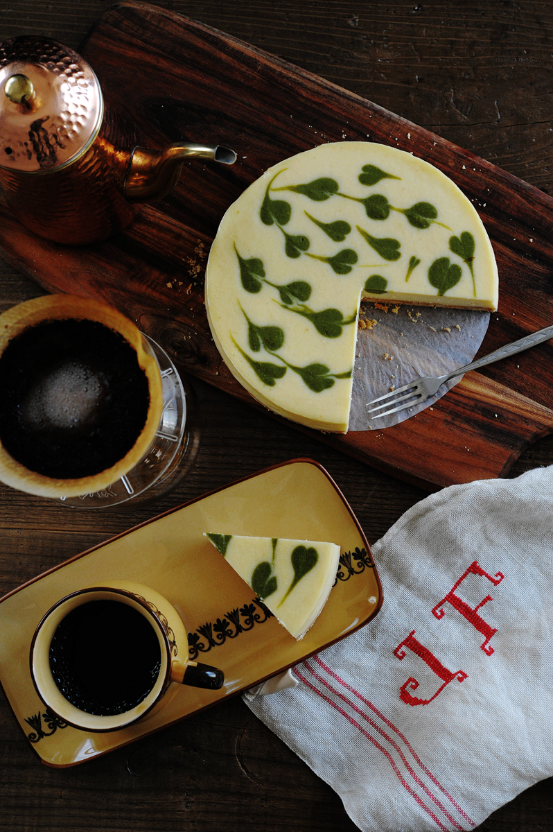 咖啡芝士双拼蛋糕