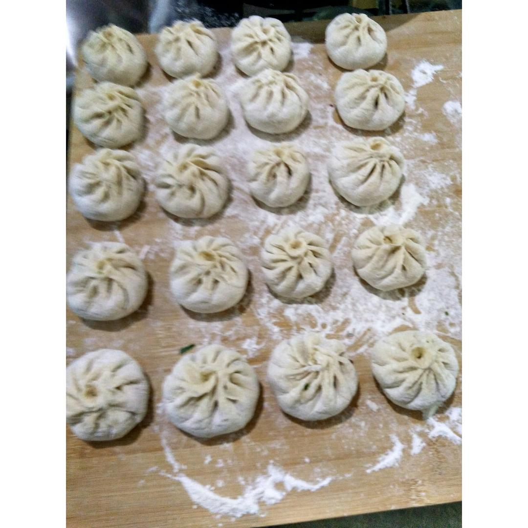 家庭手工肉馅大包子
