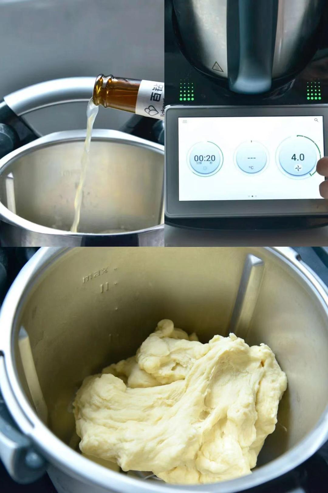 纯奶手撕吐司的做法 步骤1