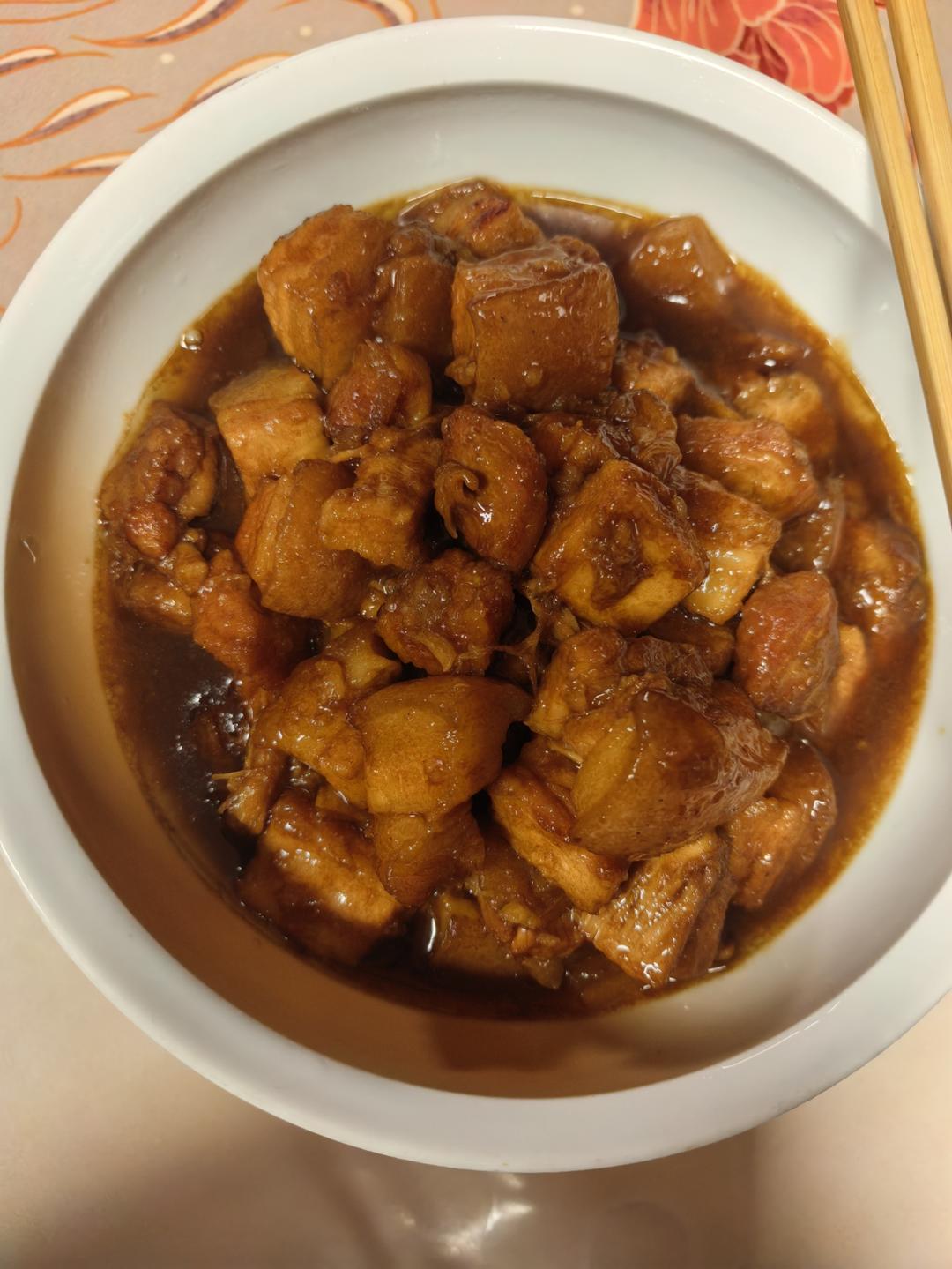 不用炒糖色的懒人版红烧肉（生酮最爱）