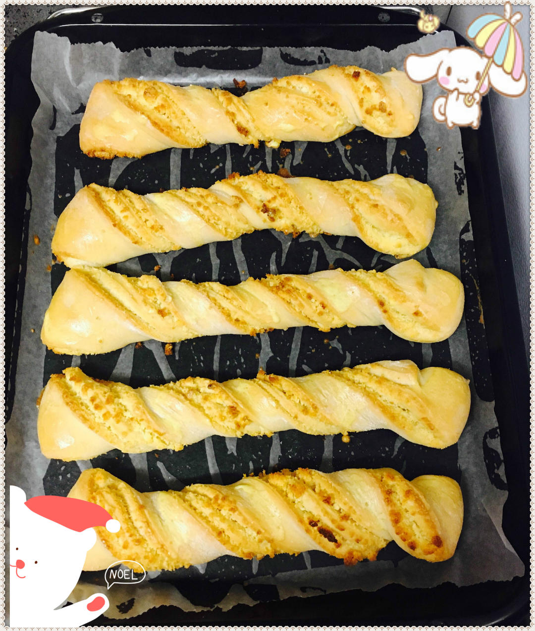 椰蓉面包棒的做法