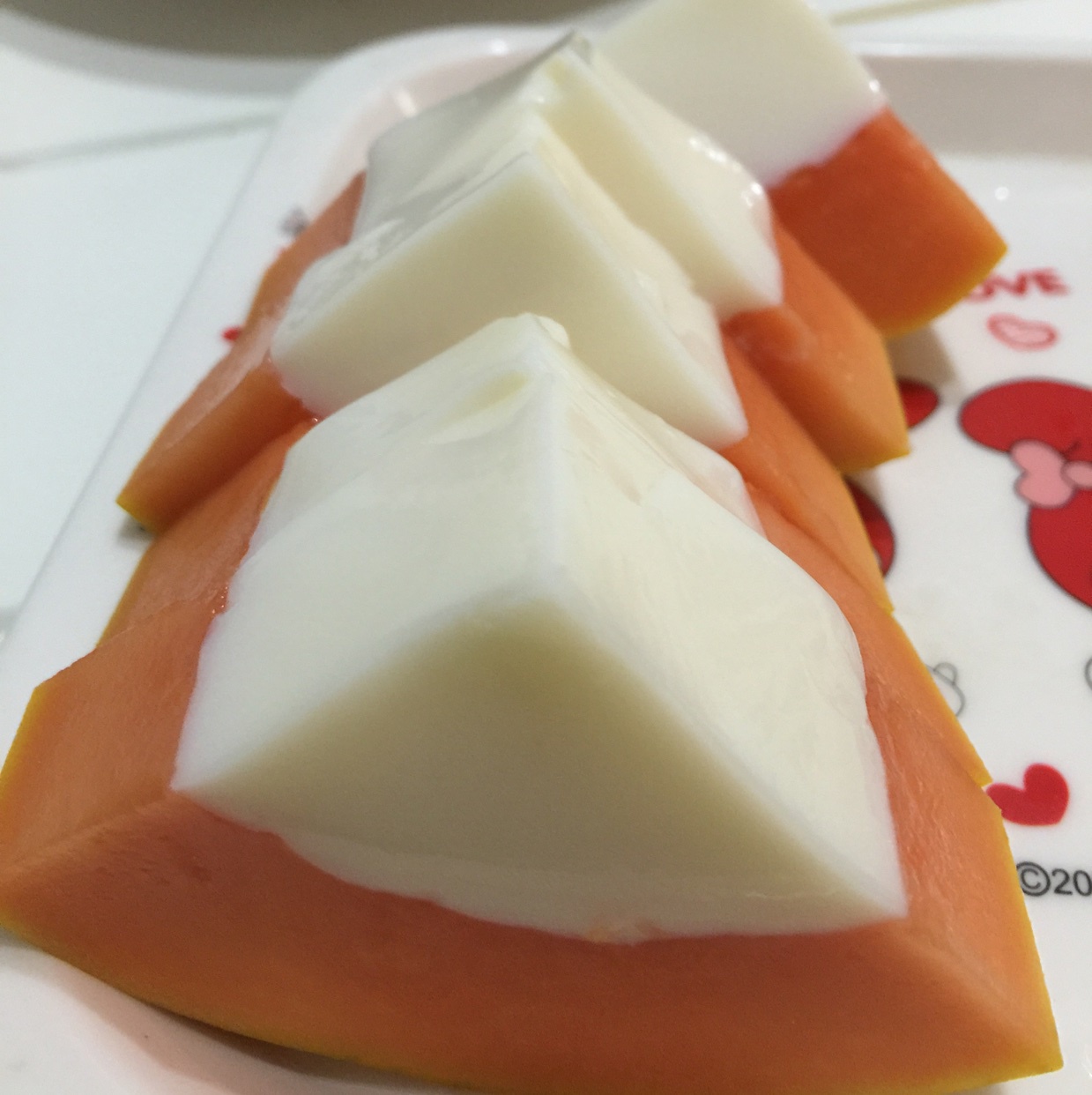木瓜椰奶冻
