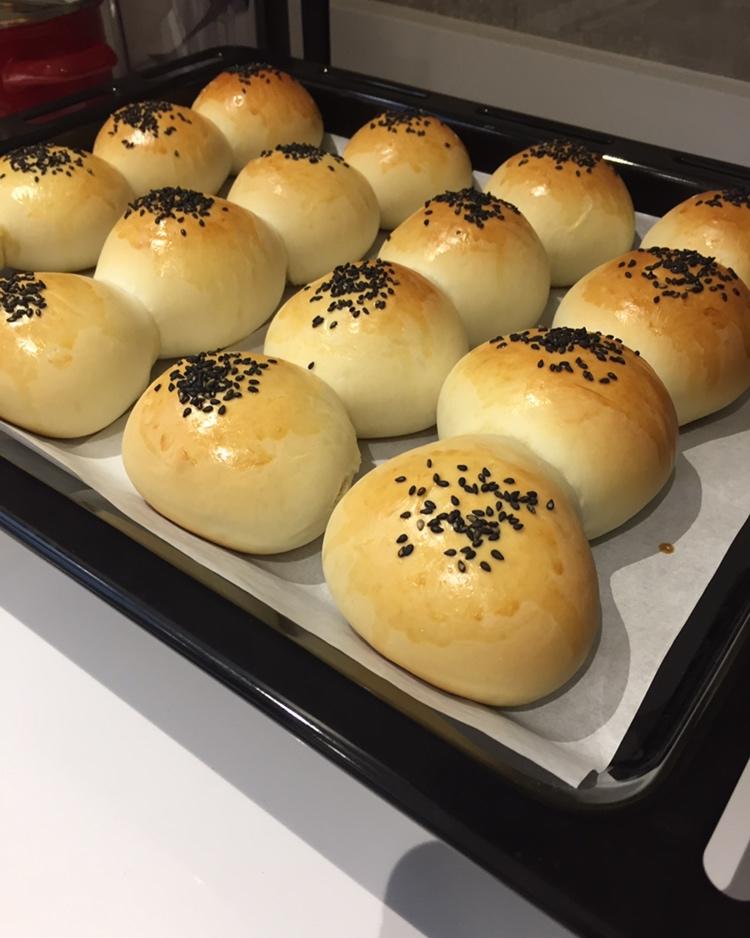 奶黄小餐包-一次发酵超好吃（附快手奶黄馅制作方法）