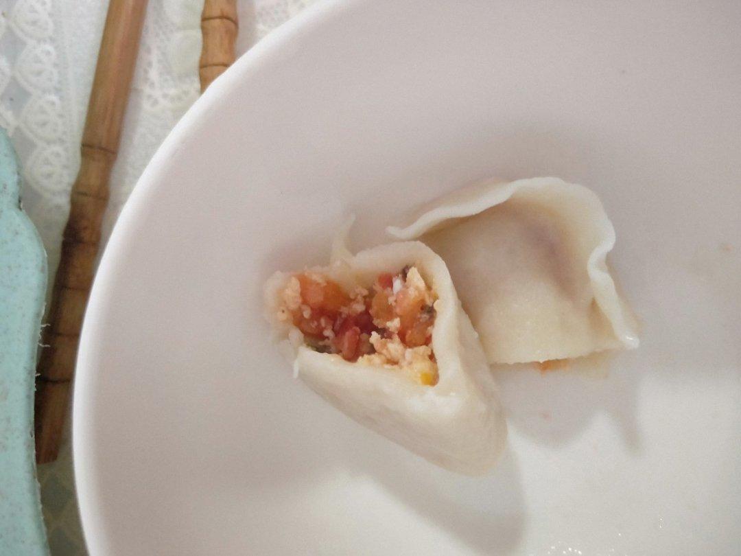 西红柿鸡蛋饺子