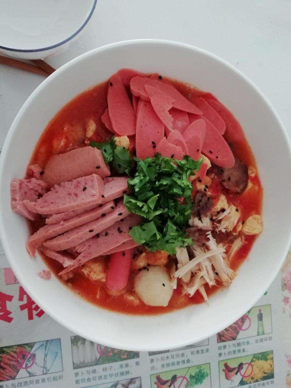 超级入味好吃的番茄鸡蛋面