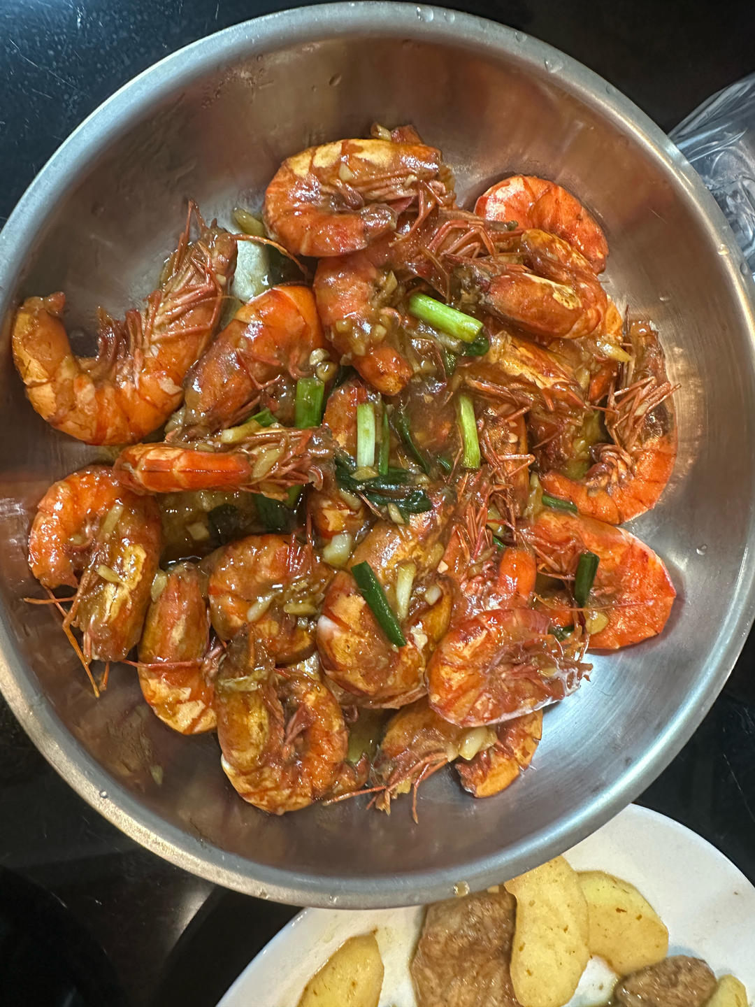 芥末黄油罗氏虾