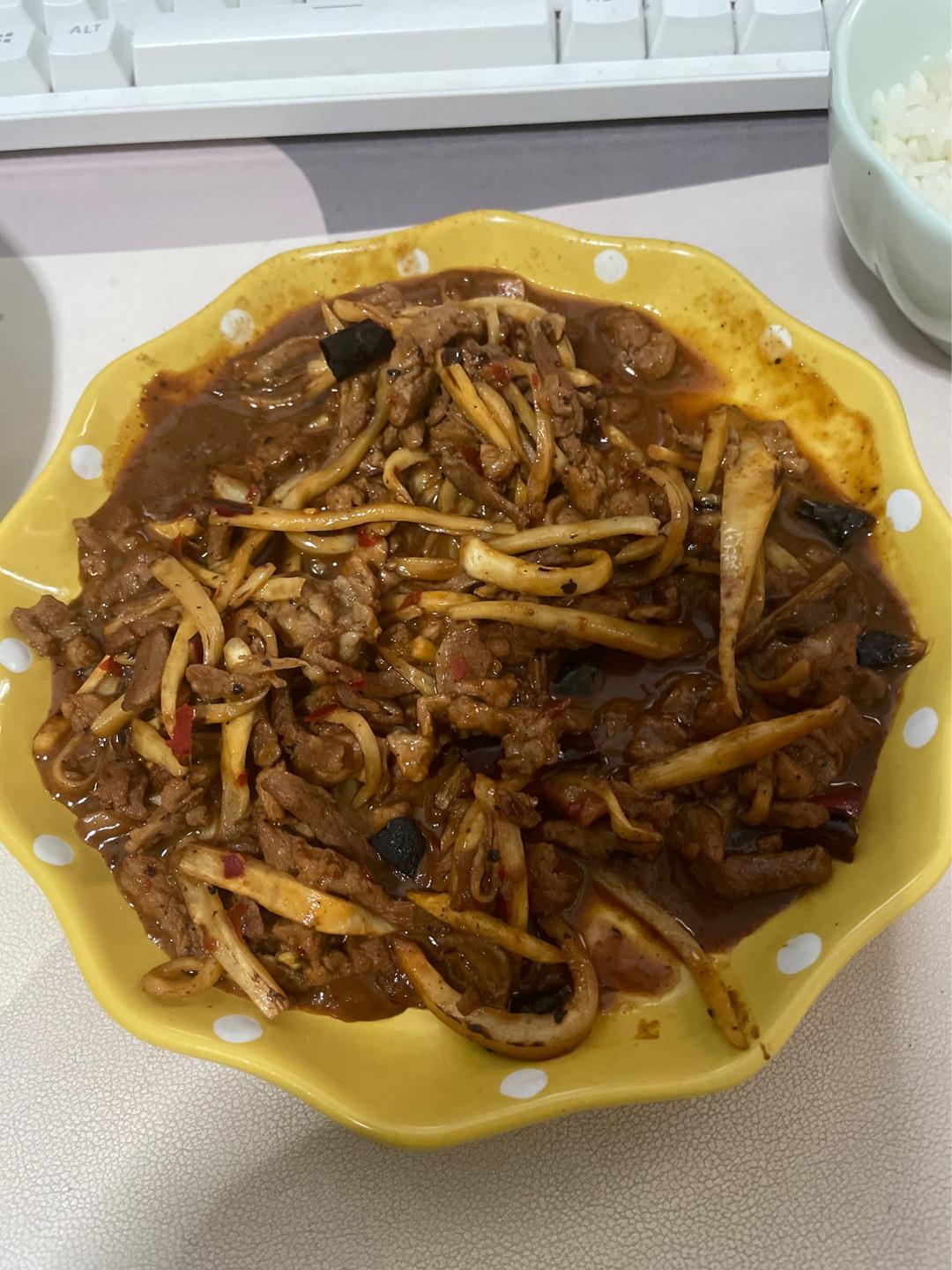 茭白胡萝卜鱼香肉丝✨