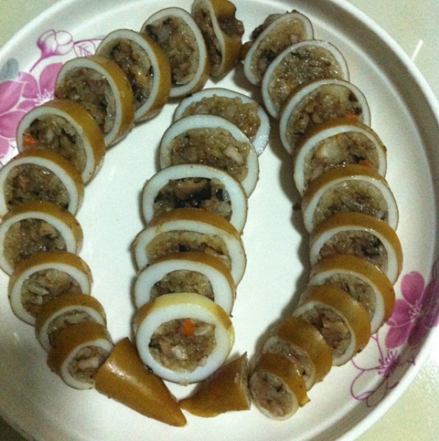 鱿鱼米肠