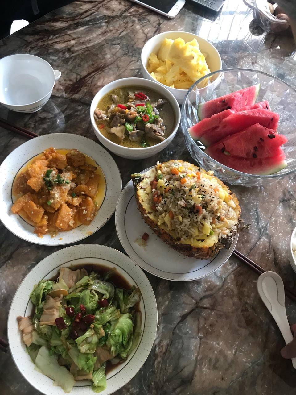 泰式菠萝鸡饭