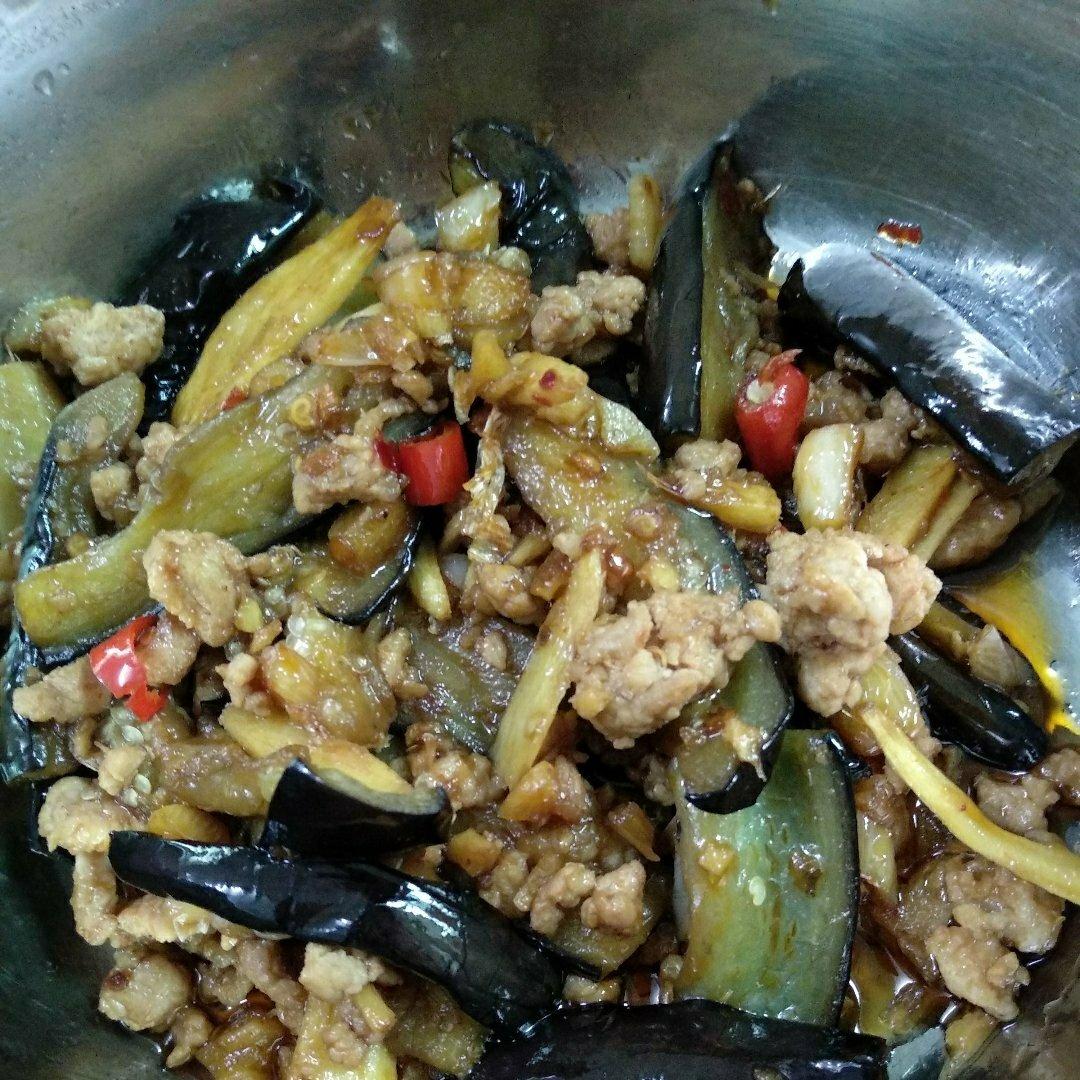 红烧肉沫茄子