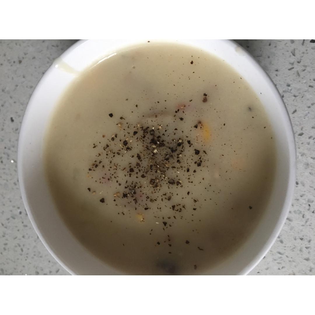 意式蘑菇奶油浓汤