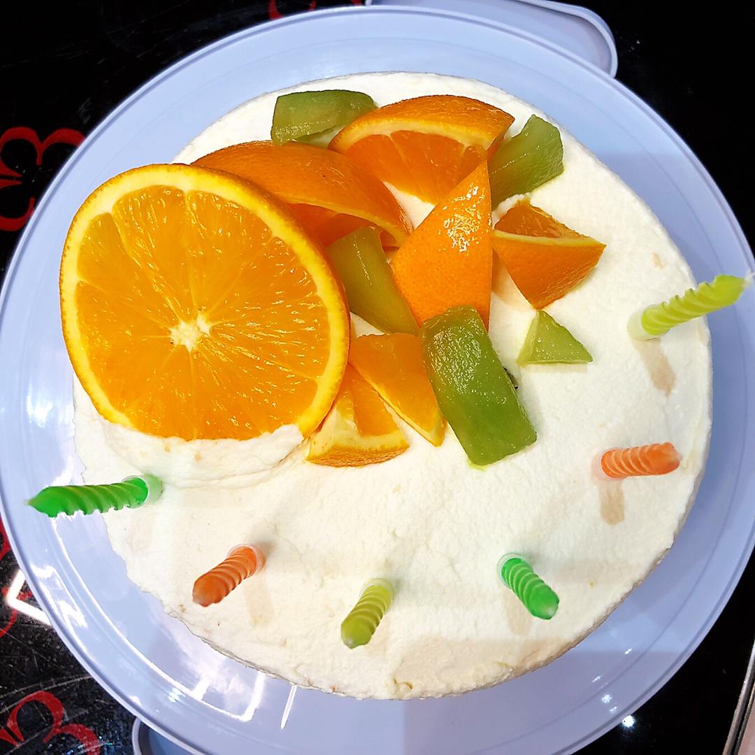 八寸戚风蛋糕（生日蛋糕坯）附六寸配单