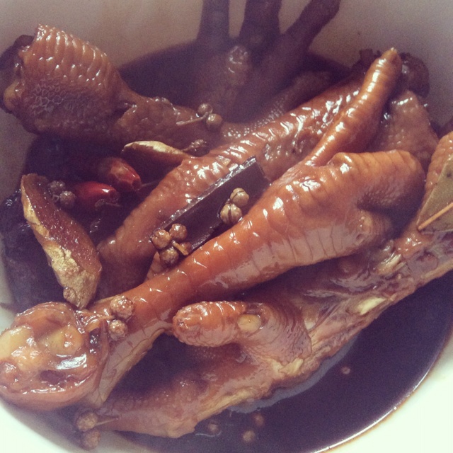 香辣卤鸡爪