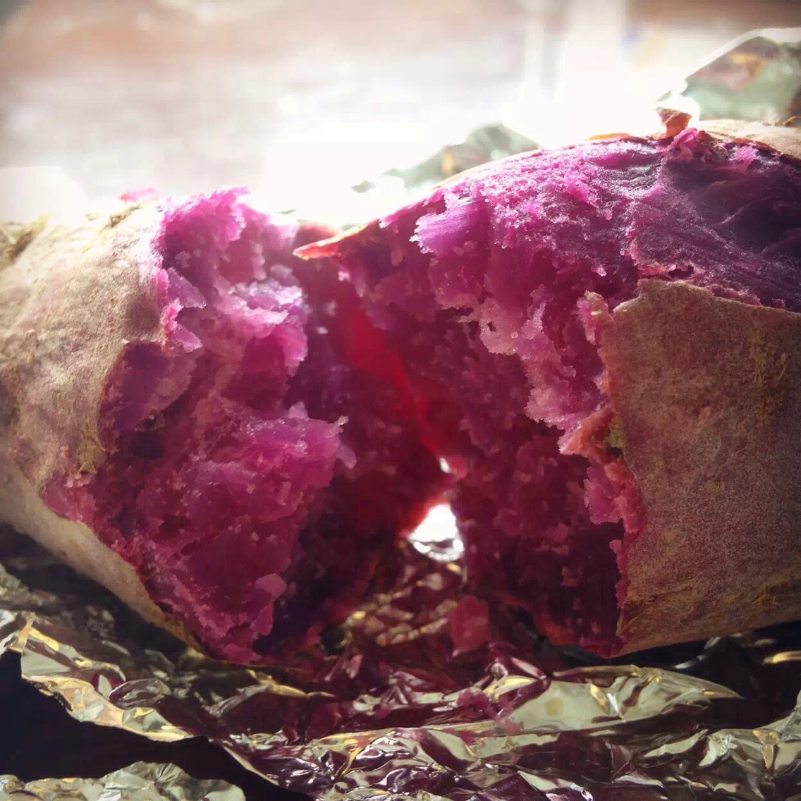 悠就是yo做的烤紫薯(烤箱版)