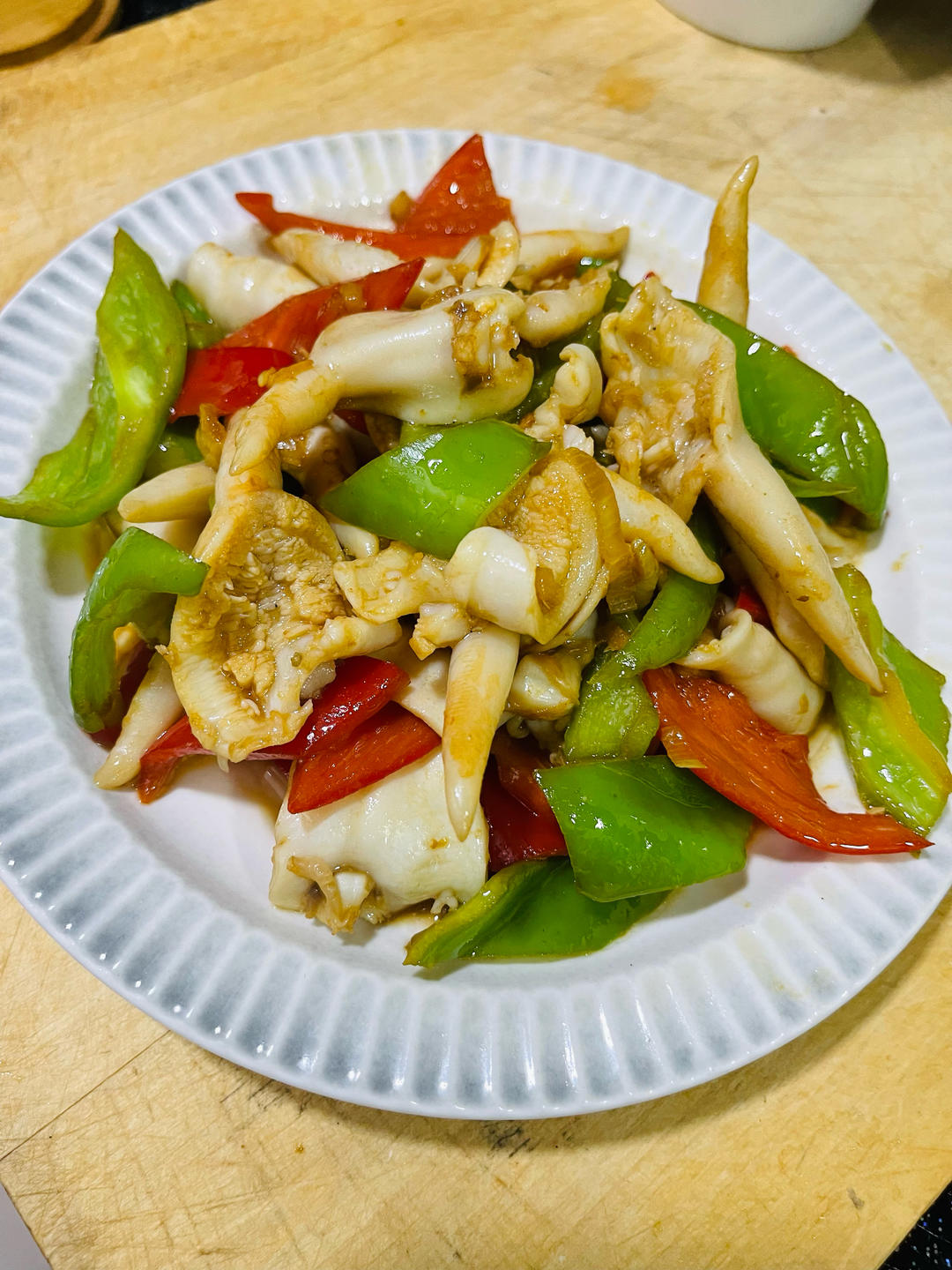 辣椒炒鸟贝