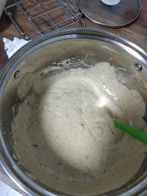 面包机烤六寸戚风枣泥蛋糕的做法 步骤4