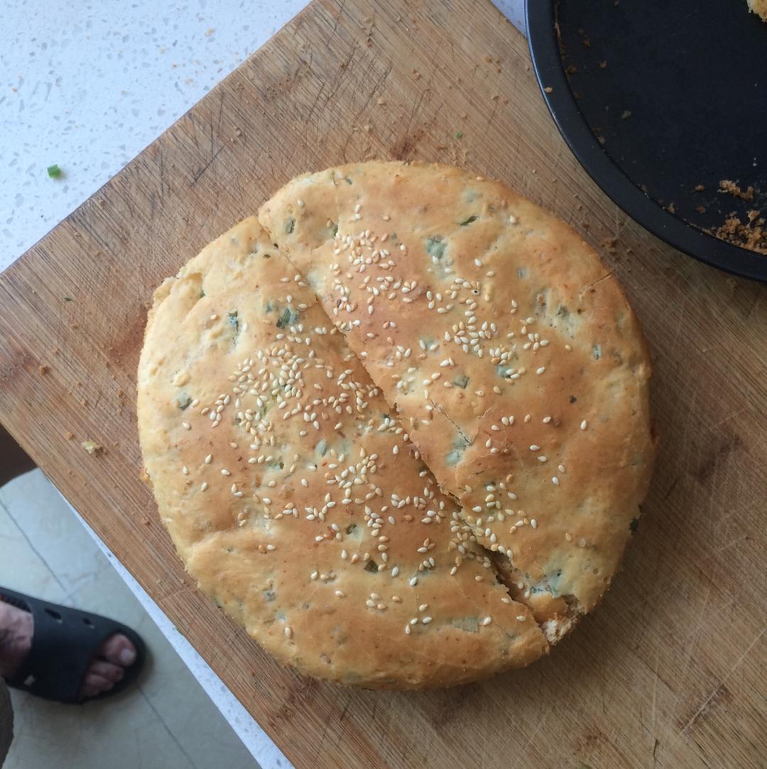 简易发面葱油饼（烤箱版）