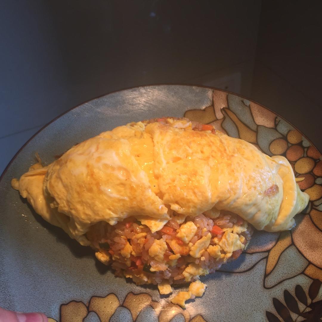 手把手教你做—日式流心蛋包饭（详细视频教程）