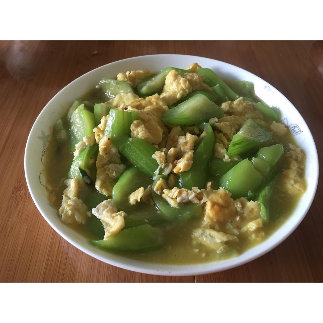 丝瓜炒蛋