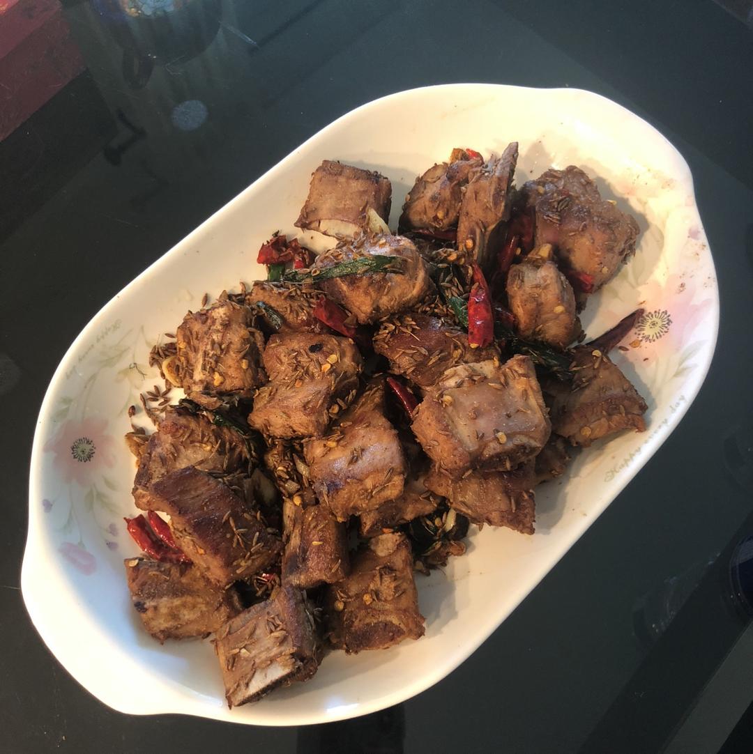 孜然排骨