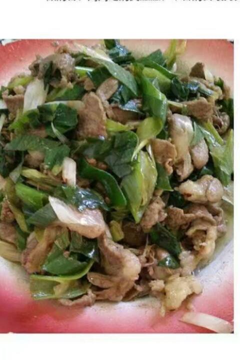 葱爆羊肉