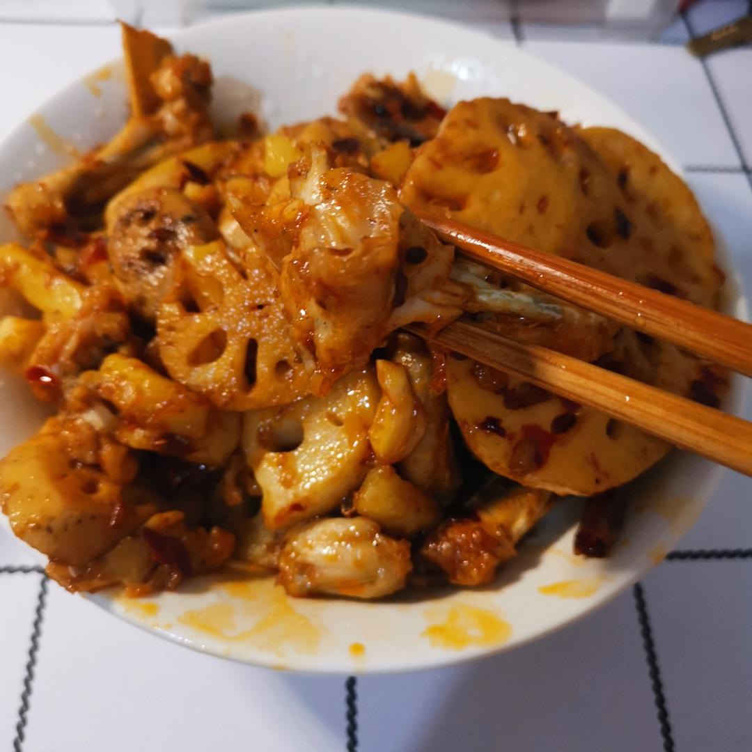 三步搞定最爱的干锅牛蛙