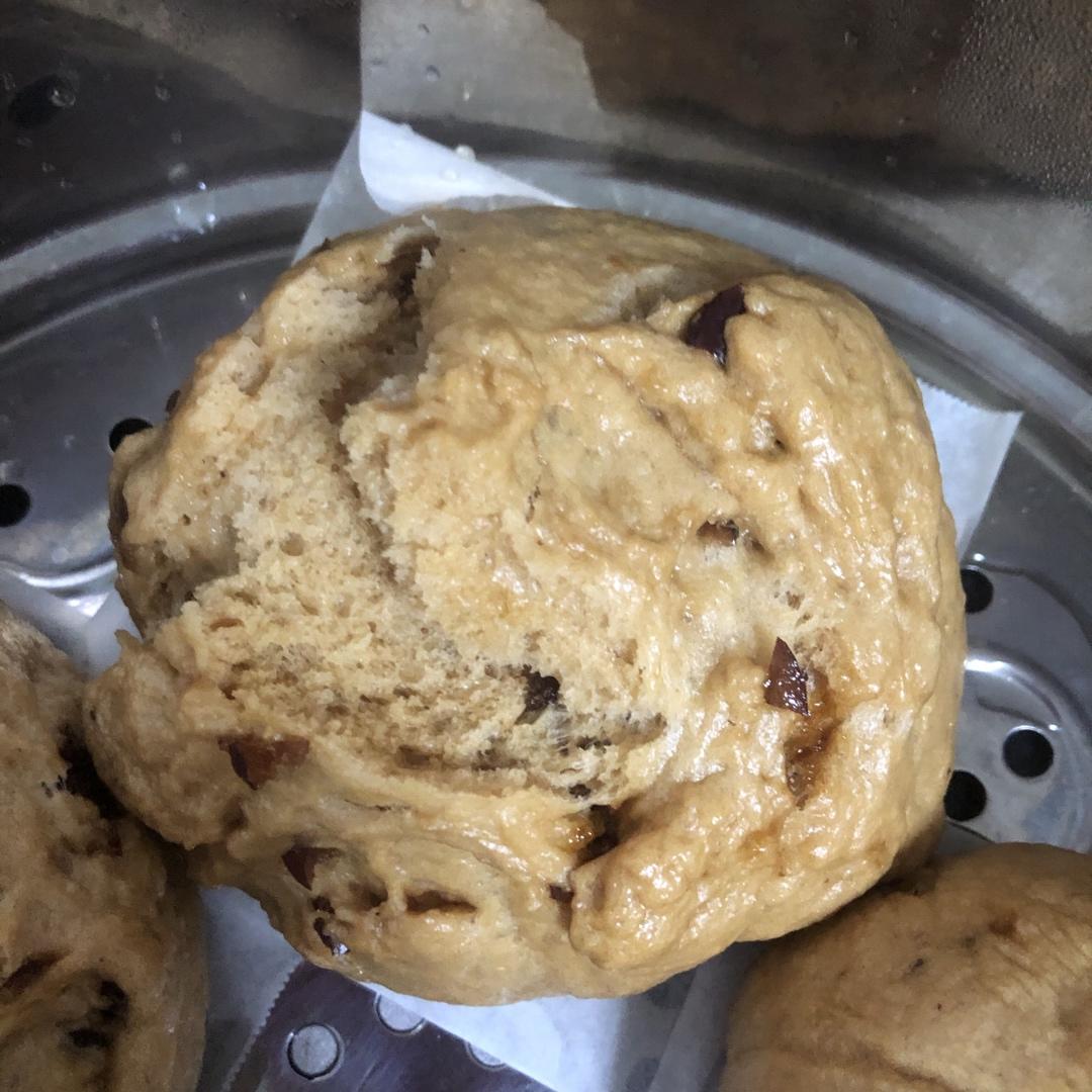 新手也能爆开花的老面红糖大枣开花馒头（泡打粉版or无泡打粉版）