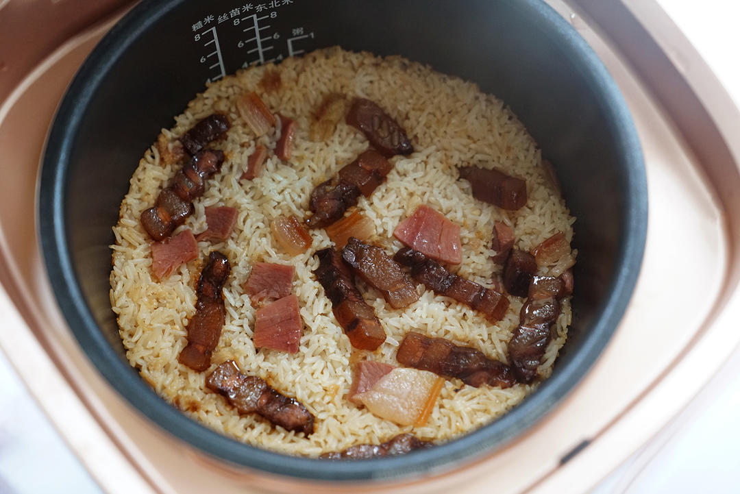 火腿菜饭的做法 步骤10