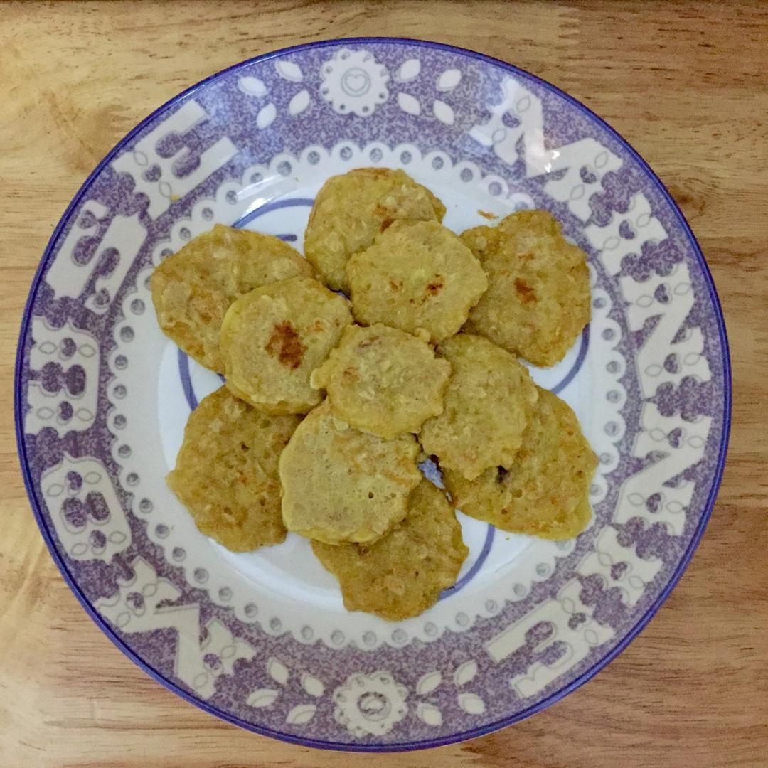 懒人早餐之牛奶鸡蛋燕麦饼