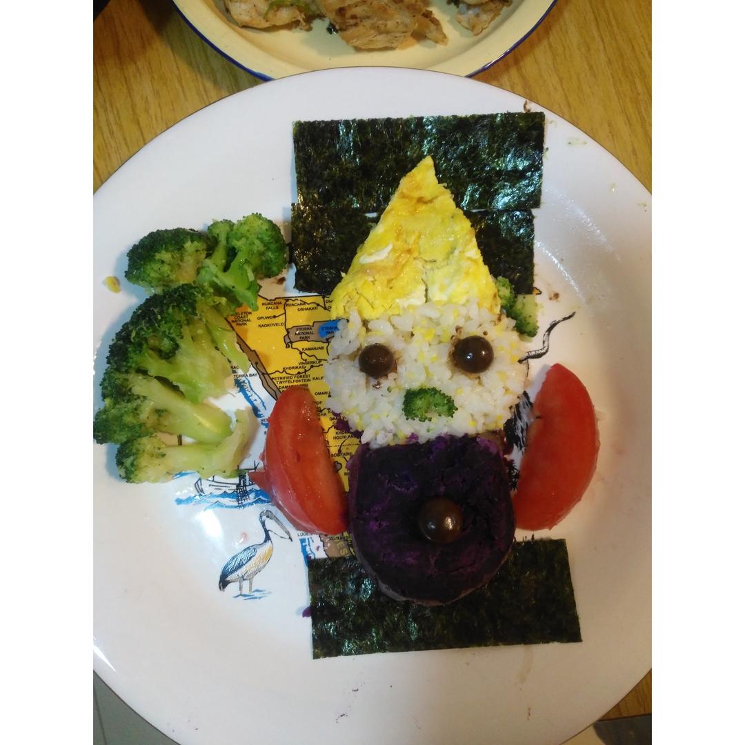 创意儿童餐之小丑🃏