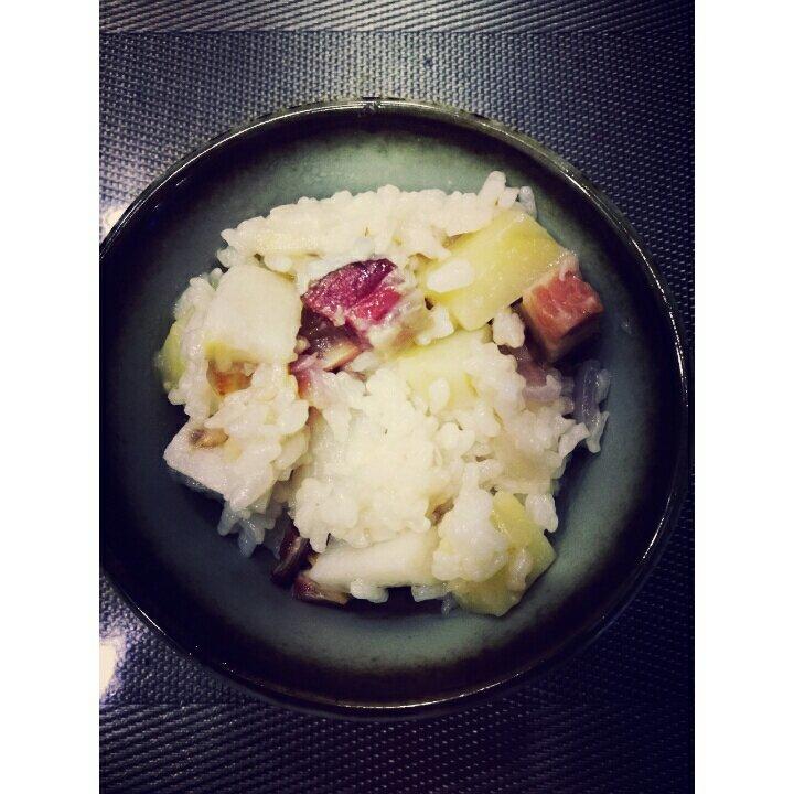 电饭锅版腊肉饭