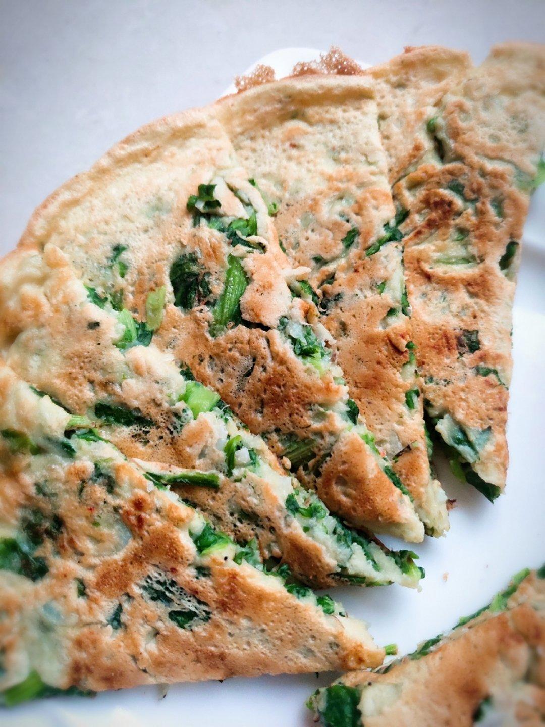 小白菜鸡蛋饼