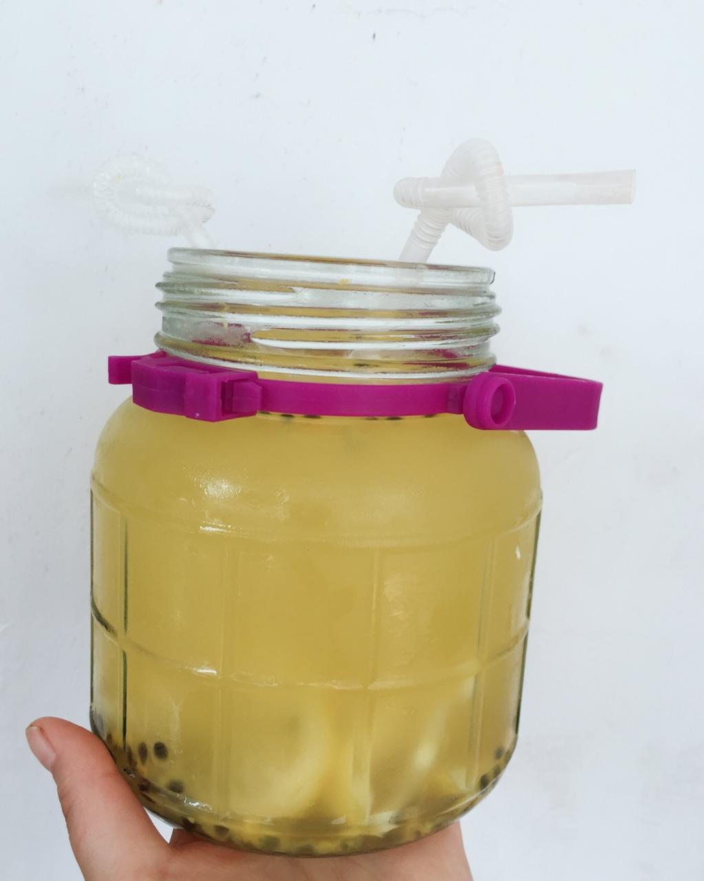 百香果蜂蜜柠檬茶
