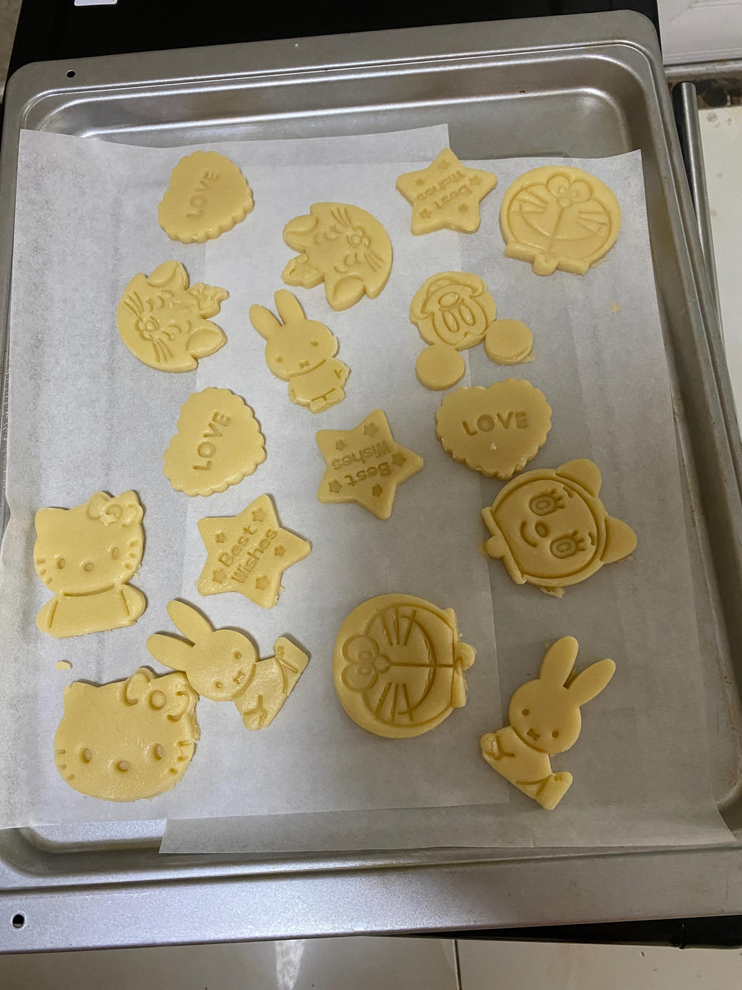 ［记录］亲子卡通饼干（儿童,新手适合）