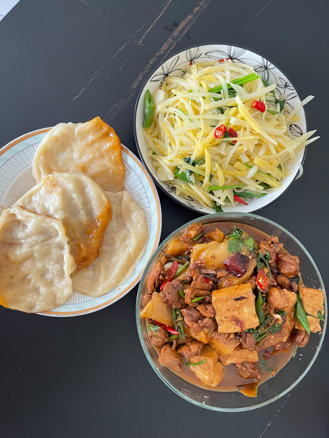 鸡块炖豆腐