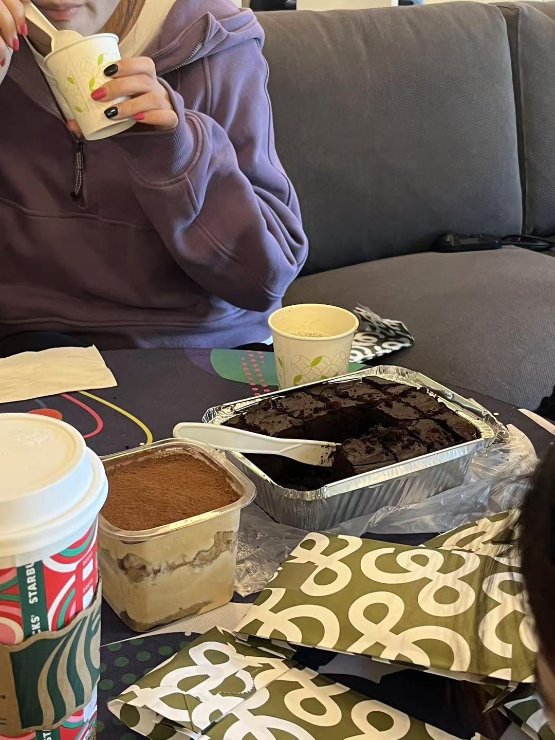 纽约式软心布朗尼Fudge Brownie下午茶