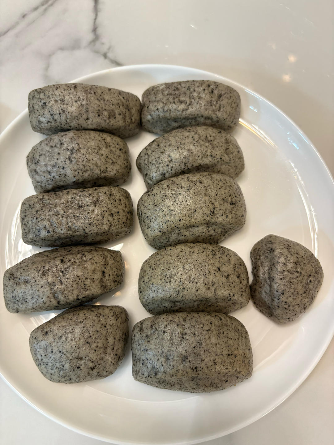 益补养生三黑馒头（黑豆黑米黑芝麻）-养生馒头系列之二