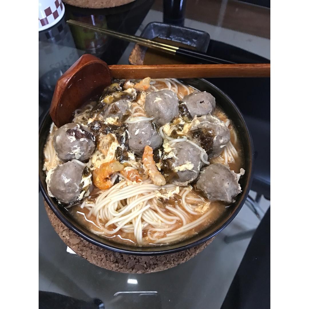 一碗朴素的牛肉丸面