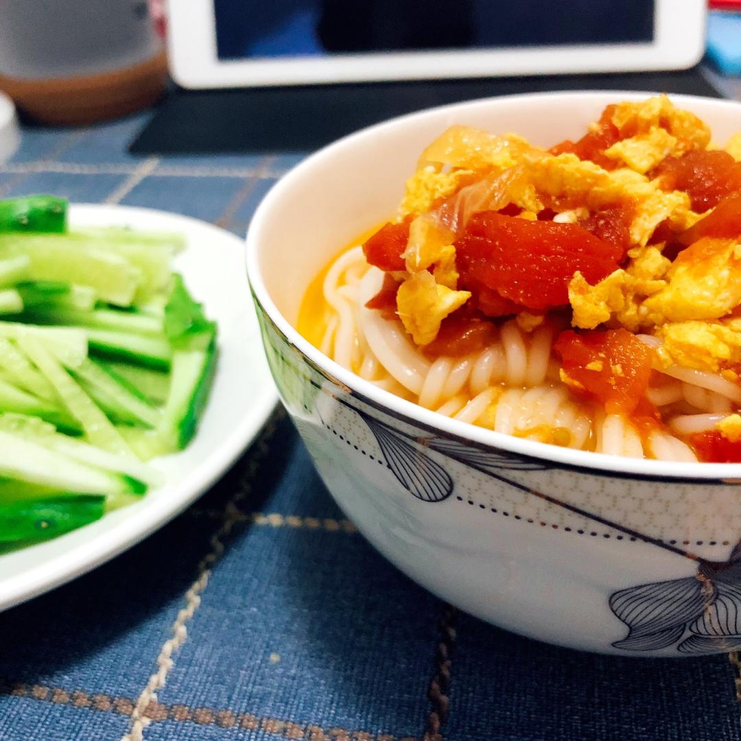 西红柿鸡蛋打卤面