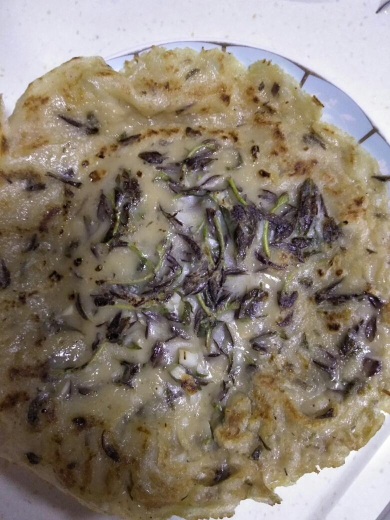 香酥脆 超简单香椿芽煎饼