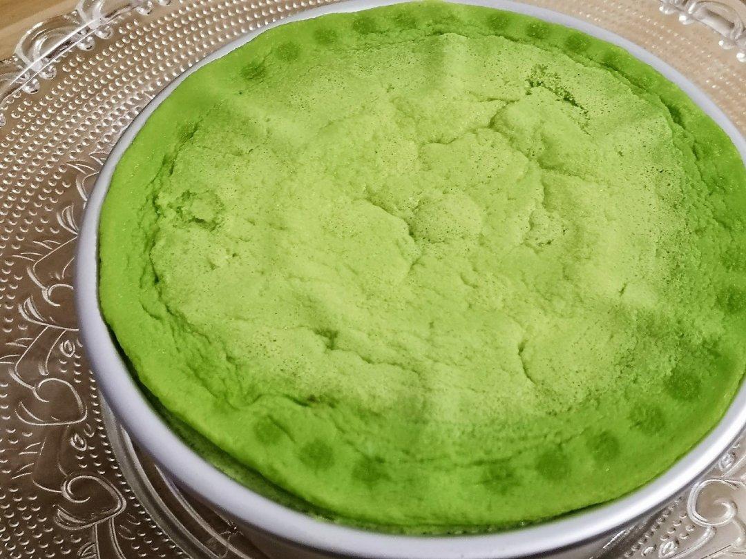 菠菜戚风蛋糕—100%成功宝宝营养蛋糕视频