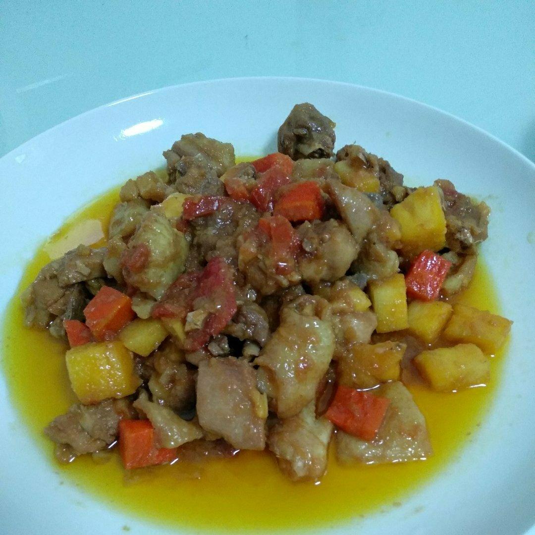 菠萝鸡块