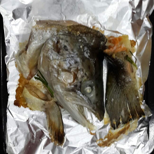 烤三文鱼头的最简法